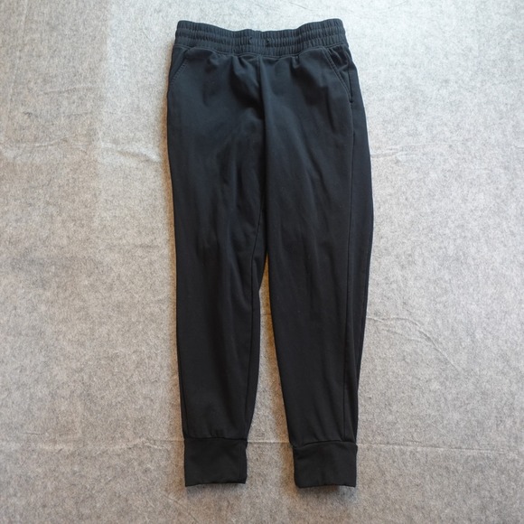 Yogalicious Pants - Yogalicious Pants Women Medium Black Polarlux Maya Illusion Fleece Lined Jogger